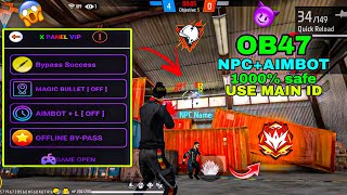 Ob47 Update Antiban FF Panel Hack🔥Free Fire Injector  Free Fire Hack  FF panel x panel user pas [upl. by Auj]