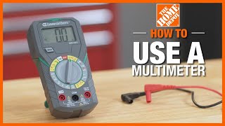 How to Use a Multimeter  The Home Depot [upl. by Courtnay]