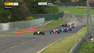 S5000 Sandown huge crash for Alex Davison [upl. by Airakaz]