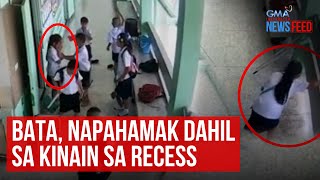 Bata napahamak dahil sa kinain sa recess  GMA Integrated Newsfeed [upl. by Eeliab]