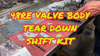 48RE Valve body tear down Shift Kit and what to look for video 22 [upl. by Burnside898]