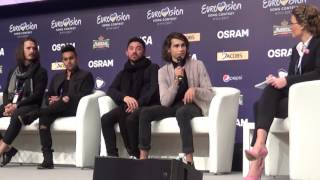 Full press conference with Isaiah Firebrace at Eurovision 2017 [upl. by Ravo]