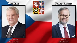 National Anthem Czech Republic quotKde domov můjquot President And Prime Minister 2021 [upl. by Ambrosia12]