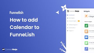 How to add a Calendar to Funnelish [upl. by Sahc]