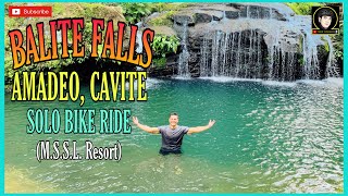 Balite Falls Amadeo Cavite Solo Bike Ride  MSSL Resort [upl. by Lecroy]