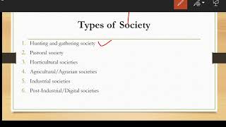 Types of Society State Society and Civic Engagement Sociology BS BSPS ADP Political science [upl. by Elmaleh]