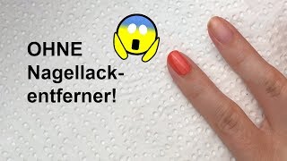 LiveTest Nagellack OHNE Nagellackentferner entfernen  seni Nageldesign [upl. by Kcinemod]