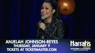 Anjelah JohnsonReyes at Harrahs SoCal on 109 [upl. by Enahc169]