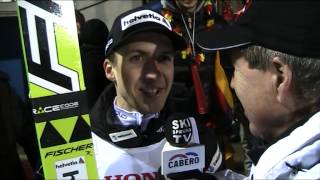 Simon Ammann im Interview  Oberstdorf 29122013 [upl. by Yajet]