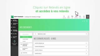 Comment accéder à ses relevés en ligne depuis le site mabanquebnpparibas [upl. by Fawn547]