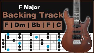 F Major Backing Track  90 Bpm  Ballad [upl. by Laikeze]