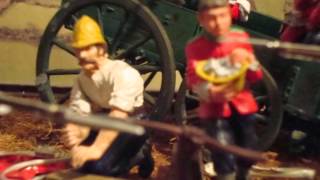 rorkes drift battle 132 scale toysoldiers [upl. by Esserac]