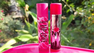 Lakme lip love chapstick vs maybellene New York alia loves baby lips lipbalm comparison review [upl. by Oileduab]