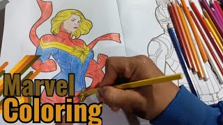 Hanser 📘🖌️ Coloring Marvel Avengers [upl. by Yenruogis]