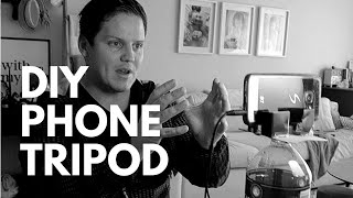 How to make a DIY Phone Tripod  0 Homemade Tripod [upl. by Okimuk]