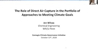 Jennifer Wilcox Governance of Direct Air Carbon Dioxide Capture and Storage [upl. by Box]