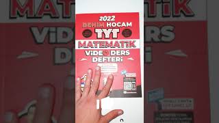 Benim Hocam TYT Matematik Video Ders Defteri shorts [upl. by Rot]