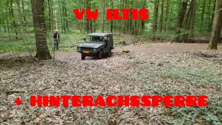 VW Iltis Hinterachssperre Allrad nicht eingerastet [upl. by Nunci27]