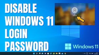 How To Remove Password From Windows 11  How to Disable Windows 11 Login Password [upl. by Yrallih]