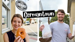 Ep 8 Germantown Ohio  1 Glazed DONUTS at a Small Town Bakery  Discovering Historic Buildings [upl. by Resaec964]