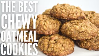 Easy spiced oatmeal cookie recipe  the BEST chewy oatmeal cookies [upl. by Quill]