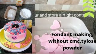 Fondant recipeno cmc powdereasy way to make no fail fondantstore 1 month more [upl. by Eisler230]