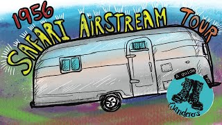 Tour a vintage 1956 Airstream Safari [upl. by Nosac]