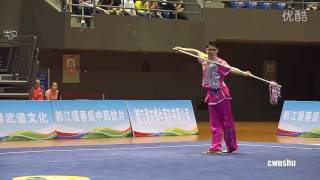 2016 China wushu championship QiangShu（zhang chenyang）3st Place [upl. by Xuerd]