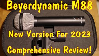 Beyerdynamic M88 2023 Version Review  Earthworks Ethos amp Shure SM58 USA For Comparison [upl. by Wootten]