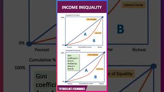 Income Inequality  60 Second Economics  A Level amp IB [upl. by Nachison]