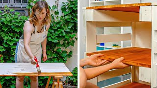 5 muebles de madera DIY para la cocina el salón y el jardín ¡más fácil y rápido de lo que crees [upl. by Tavy]