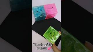 Diy colored ice squishy 💕 [upl. by Eanahs355]