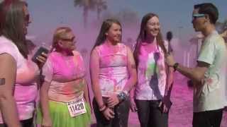 Color Me Rad Interview 1 [upl. by Nylirek]