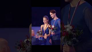 ✨ Vasilisa Kaganovskaya amp Maxim Nekrasov medal ceremony Russian Grand Prix Krasnoyarsk ✨ [upl. by Ahsurej210]