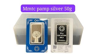 MmtcPamp silver bar 50g 9999 [upl. by Wescott]