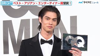 タイの人気俳優・ブライト、朝や寝る前のルーティン明かす 「GQ MEN OF THE YEAR 2023」 [upl. by Cirdes]