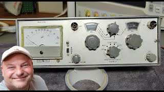 Prestel field strength meter mc16 VHF UHF TV bands 1968 test teardown [upl. by Eecats748]