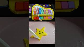 twinkle little star xylophone tutorial star xylophone pancake art star [upl. by Ib728]