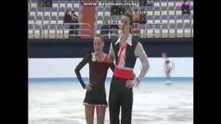 WJC 2011 Pairs SP  STOLBOVA amp KLIMOV RUS [upl. by Arramahs]