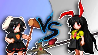 『MUGEN』 Chickenheart Tewi 1p vs Battle Master Reisen 1p [upl. by Steffie]