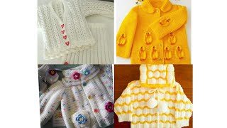 Baby sweater designbaby sweater knitting patternhand made baby sweater latest designs sweater [upl. by Analahs104]