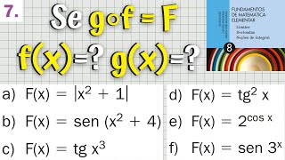 Exercício 7 ✍🏻 RESOLUÇÃO DO LIVRO FUNDAMENTOS DE MATEMÁTICA DE ELEMENTAR  VOLUME 8 [upl. by Aicak]