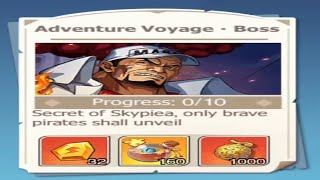 ADVENTURE VOYAGE  BOSS  New World Vigour Voyage  One Piece [upl. by Tonkin691]