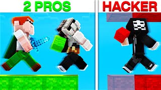 2 Bedwars Pros Vs 1 Hacker [upl. by Natala]