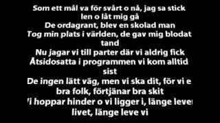 Ison amp Fille  Länge leve vi LYRICS [upl. by Newg]