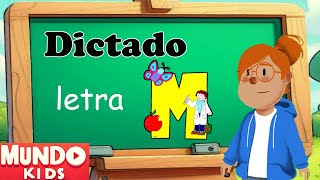 ✍ Dictado letra M ✅ DICTADO de palabras que empiezan por la letra M para niños de primara [upl. by Tad]