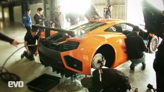 McLaren MP412C GT3 racing car shakedown on video  evo Magazine exclusive [upl. by Vivian943]