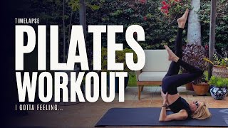 Timelapse Pilates Workout  Tonight’s the Night ✨ [upl. by Llenaj]