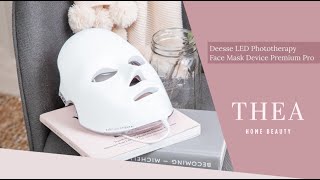 How to use Deesse LED Phototherapy Face Mask Device Premium Pro [upl. by Eecats]