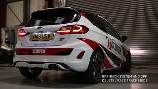 Mk8 Fiesta ST Scorpion Exhausts GPF Delete [upl. by Issirk]